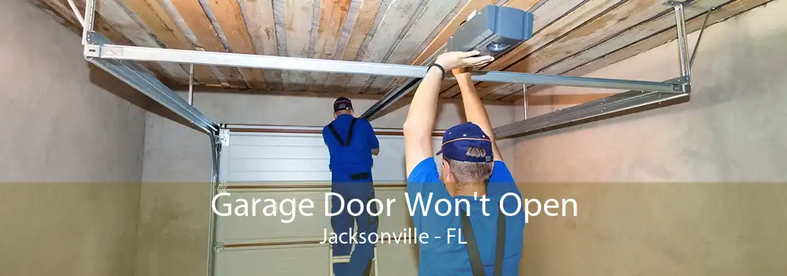 Garage Door Won't Open Jacksonville - FL